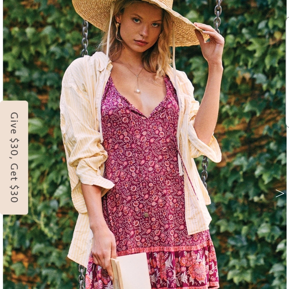 Arnhem Fleetwood Mini Dress Pomegranate